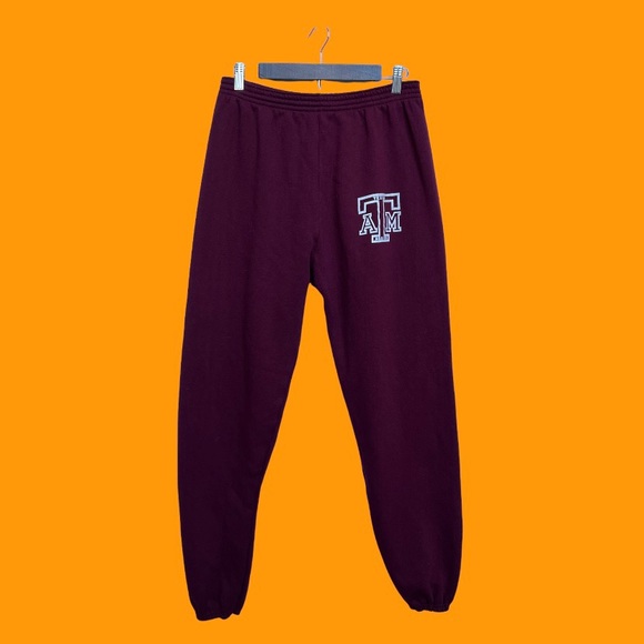 Tultex Pants Vintage Tultex Am Aggies Maroon Sweatpants Made In Usa